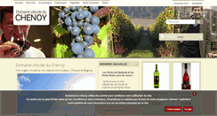 Desktop Screenshot of domaine-du-chenoy.com